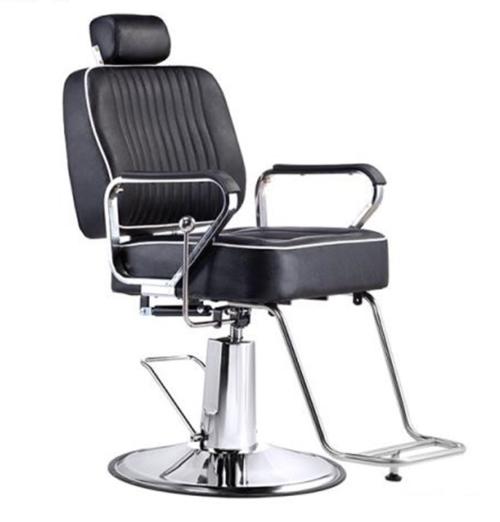 Sillón De Barbero De Cuero Sintético Casual